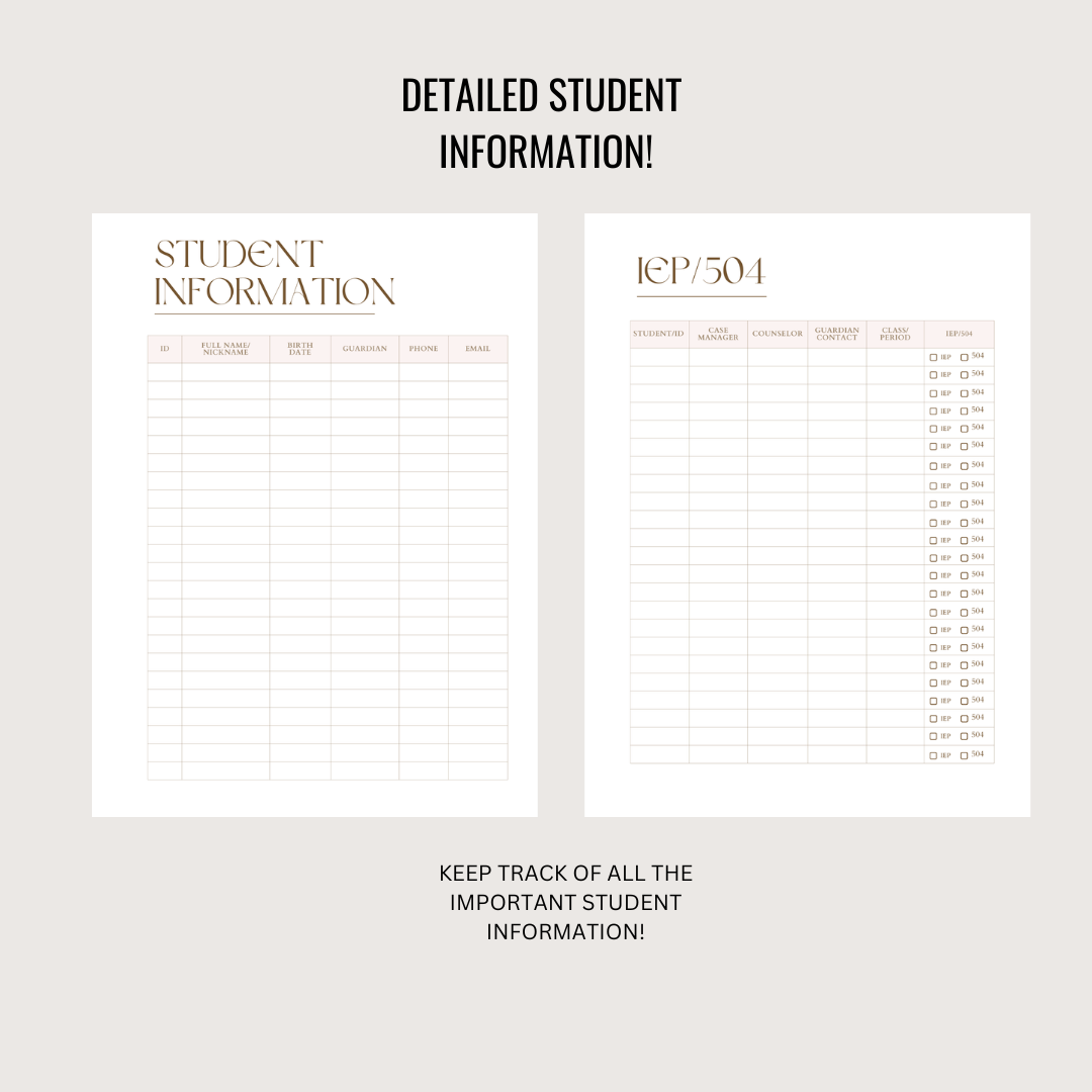 Teacher Planner